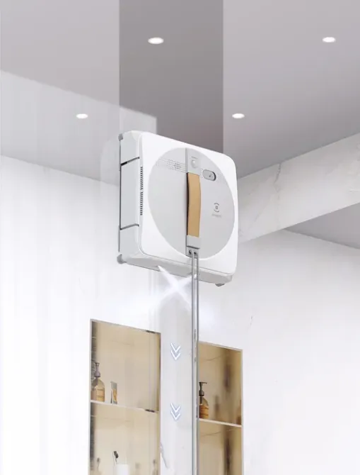 Робот для мытья окон TS-5547 с ультратонким дизайном, двойным водным распылением и мощным всасыванием Одесса - изображение 3