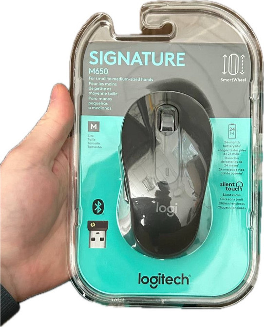 Миша комп'ютерна Logitech Signature M650 Wireless Mouse розмір М Київ - фото 2