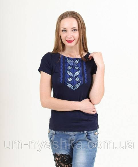 Вишиванка з коротким рукавом "Чарівне колосся" жіноча футболка вишиванка Кривий Ріг - фото 3