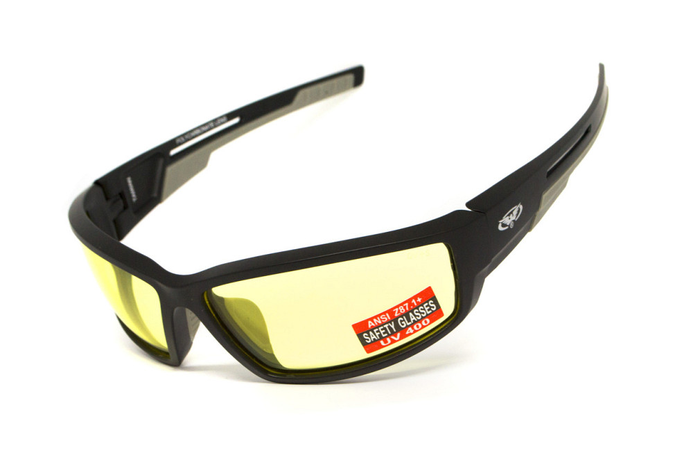 Окуляри захисні Global Vision Sly (yellow), жовті Запоріжжя - фото 4