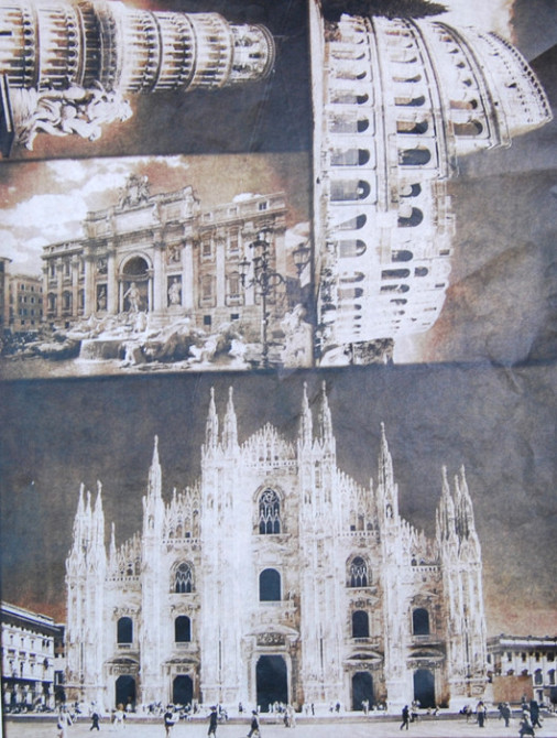 Папір для декупажу "Вічне місто" 30,8*44см 45г/м2 69200891, шт Київ - фото 1