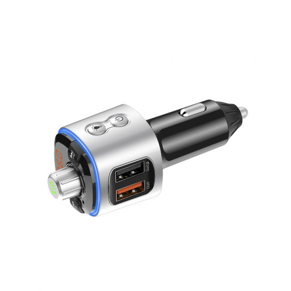 Автомобільний FM-трансміттер Aspiring Wave 1 LED/Bluetooth/MicroSD/DSP/QC3.0 (86ASTR21PB1) Киев - изображение 3