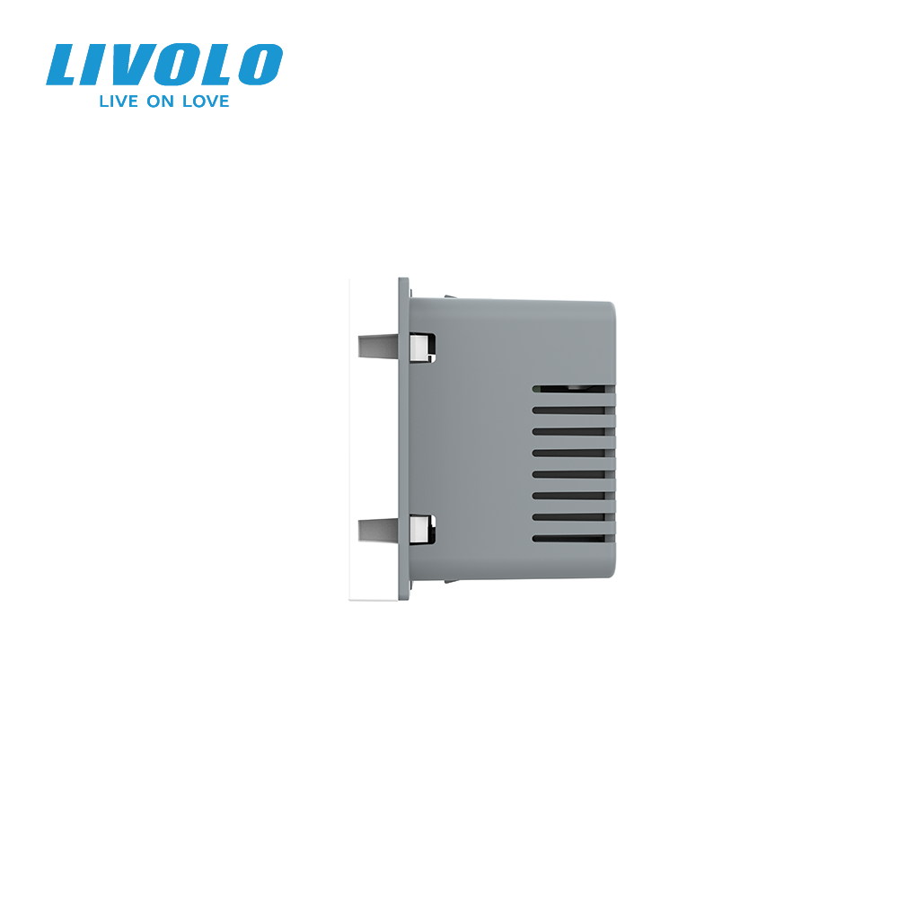 Розумний Wi-Fi терморегулятор (термостат) сенсорний програмований для водяної теплої підлоги LIVOLO, білий, модуль без рамки (VL-FCQ1Z2-2WP) Коломия - фото 6