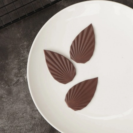 Силиконовый молд Листья 12 на 23 см серый Киев - изображение 6