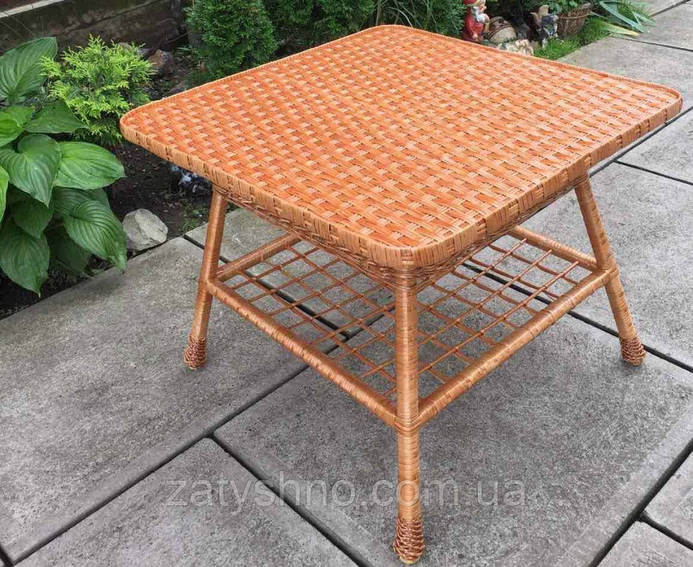 Стіл плетений квадрат 90*90 см Київ - фото 3