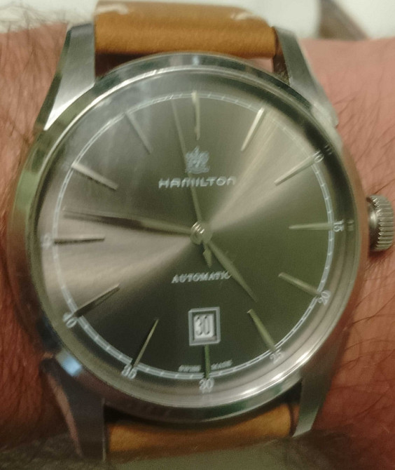 Колекційний брендовий швейцарський годинник Hamilton automatic. Харків - фото 6