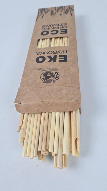 Трубочка для напоїв Соломка "Пшениця" уп/100штук Харків - фото 2