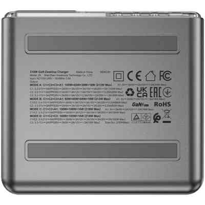 Зарядное устройство Acefast 4xUSB 218W (3xUSB-C + USB-A) Gan Z4 Fast Charger (6974316282587) Винница