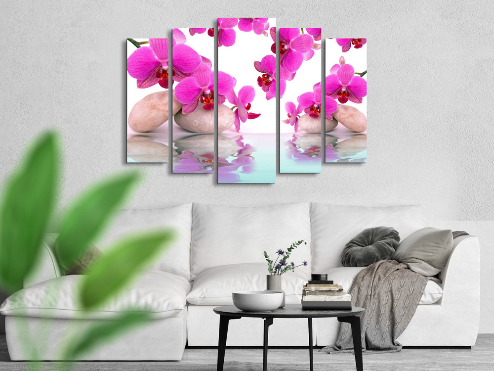 Модульна картина Квіти Орхідея Art-263_5 ( 80х118см ) Київ - фото 2