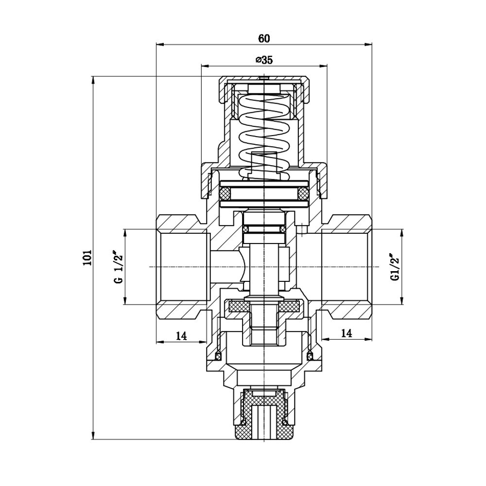 Редуктор Thermo Alliance Standart 1/2" SF241W15 Київ - фото 2