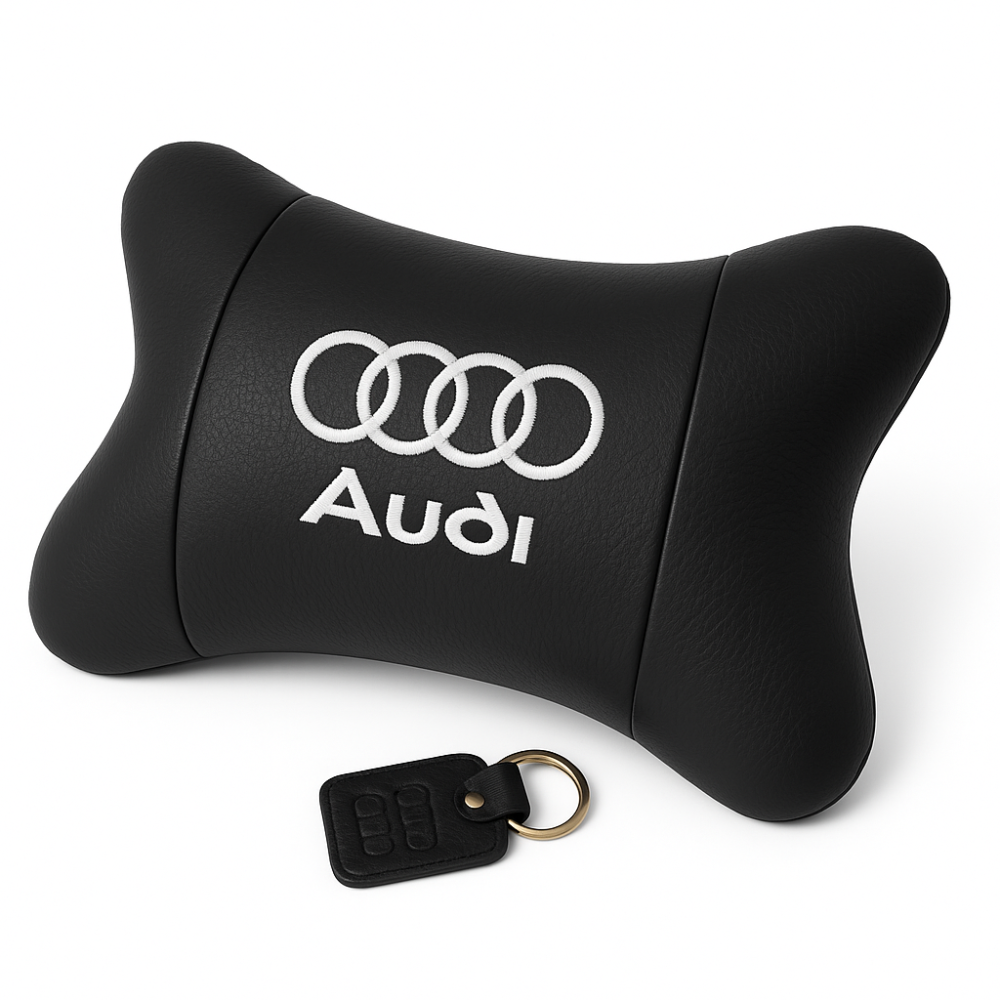 Подушка для голови в авто Audi, Подушка з логотипом авто, Подушки для підголівників в машину BK-10 Львів - фото 14