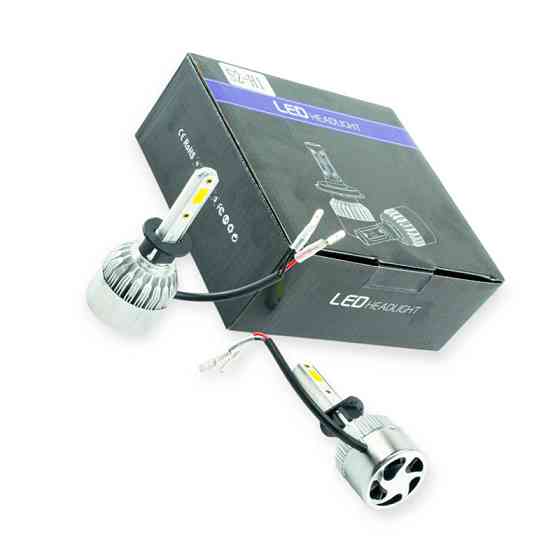 Автолампа H1 12V-24V S2 6500K 8000L 36W 360° радиатор с вентилятором Optimal-L LED Мукачево