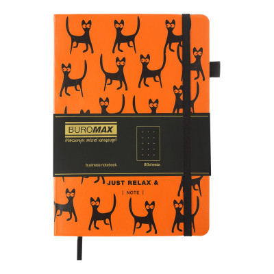 Книга записна Buromax RELAX А5 96 аркушів крапка, помаранчевий (BM.295301-11) Вінниця - фото 2