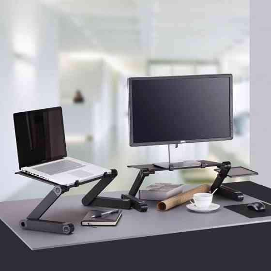 Портативный складной столик в кровать для ноутбука Laptop Table T8, Стол для ноутбука на коленях TN-58 Львов