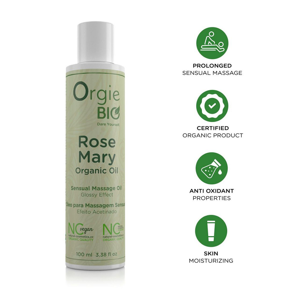 Распродажа!!! Массажное масло Orgie – Bio Rosemary Organic Oil 100 мл (срок 26.07.2026) Sex Aura Киев - изображение 3