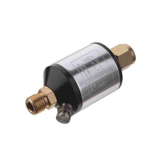 Міні фільтр 1/4", 20 мкм, до 400 л/хв, до 10 атм, металевий захист колби, для фарбувального пістолета INTERTOOL PT-1403 Київ