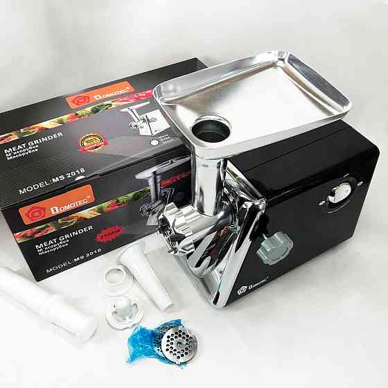 Мясорубки профессиональные Domotec, Лучшие мясорубки, Электро мясорубка-соковыжималка кухонная для дома WH-52 Львов