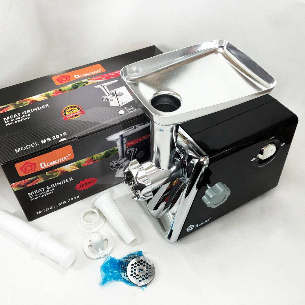 Мясорубки профессиональные Domotec, Лучшие мясорубки, Электро мясорубка-соковыжималка кухонная для дома WH-52 Львов - изображение 4