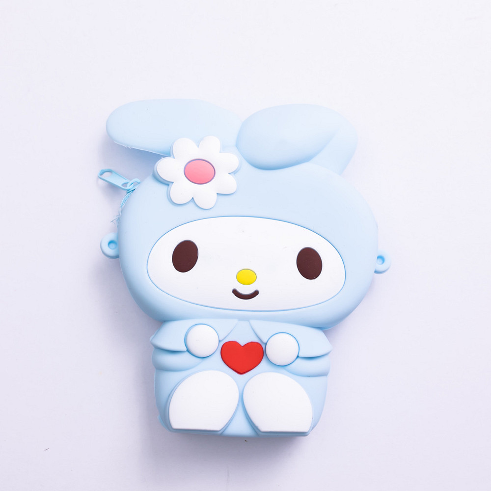 Дитяча силіконова сумочка-гаманець з поп-іт 15*10*3 см Блакитний HP-55-8BL Коломия - фото 3