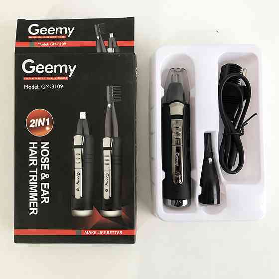 Хорошая бритва портативная GEMEI GM-3109 2в1, Многофункциональный триммер для стрижки волос FY-824 и бороды Киев