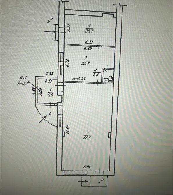 Червона лінія, центр міста. Був "ПриватБанк" Ремонт як на фото Дніпро - фото 13