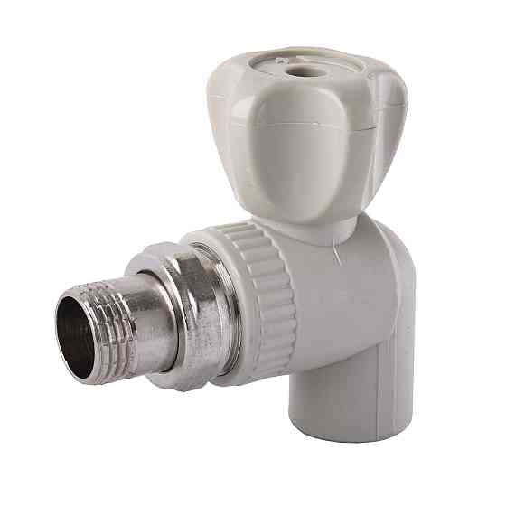 Кран радиаторный угловой Kalde PPR ф25x1/2 22014 (000019160) Киев