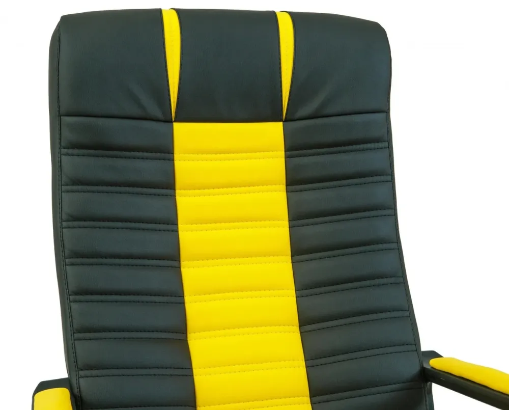 Офісне Крісло Керівника Richman Atlant Madrit 9100-Fly 2240 Підлокітник Річ Пластік М3 MultiBlock Жовто-чорний Київ - фото 5