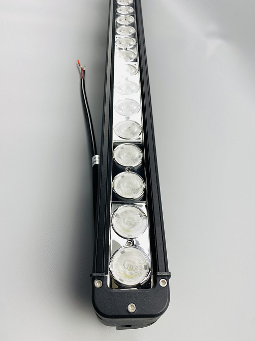 Світлодіодна світлова балка Фара LED bar прямокутна 240W додаткове автомобільне освітлення Мукачево - фото 2