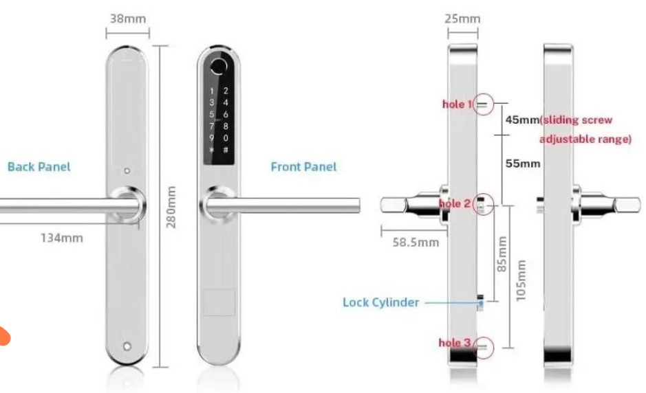 Дверной замок -бесключевой доступ, Bluetooth-клавиатура со сканером. Харьков - изображение 4
