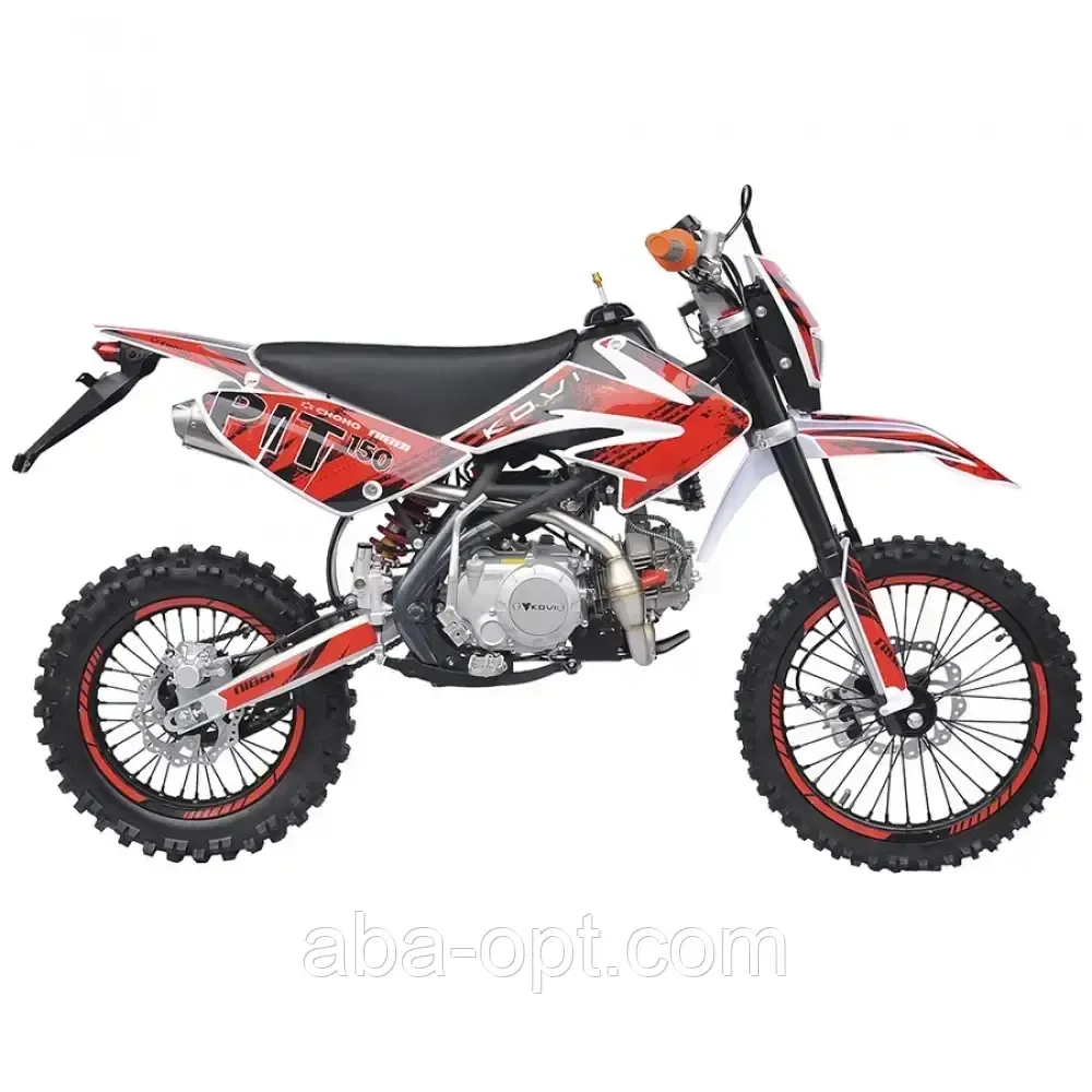 КРОСОВИЙ МОТОЦИКЛ KOVI PIT 150 Об'єм 140 м3 шини 17'/14' купити в інтернет-магазині дешево Одеса - фото 2