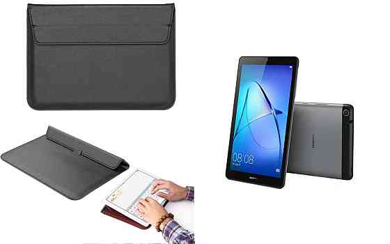 Чохол-конверт VitoCase для Huawei Mediapad T3 7 (BG2-U01), з функцією підставки для планшета Чорний Київ