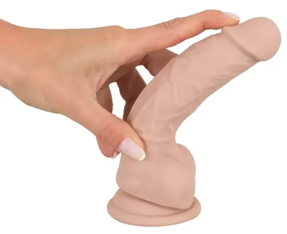 Фалоімітатор на присосці СИЛІКОН (18см) Sex Aura Київ