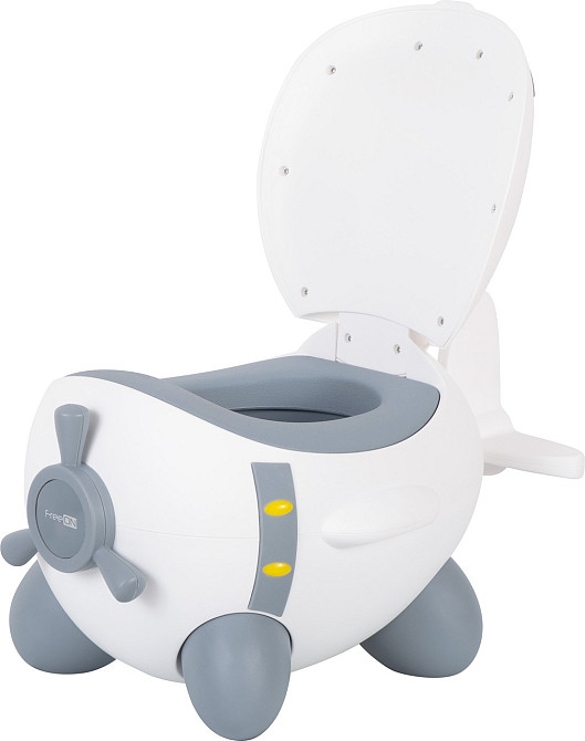 Детский горшок FreeON Plane, white - grey Киев - изображение 4
