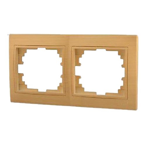 MIRA дуб класичний матовий Рамка горизонтальна 2-а без вставки Лезард Житомир - фото 1