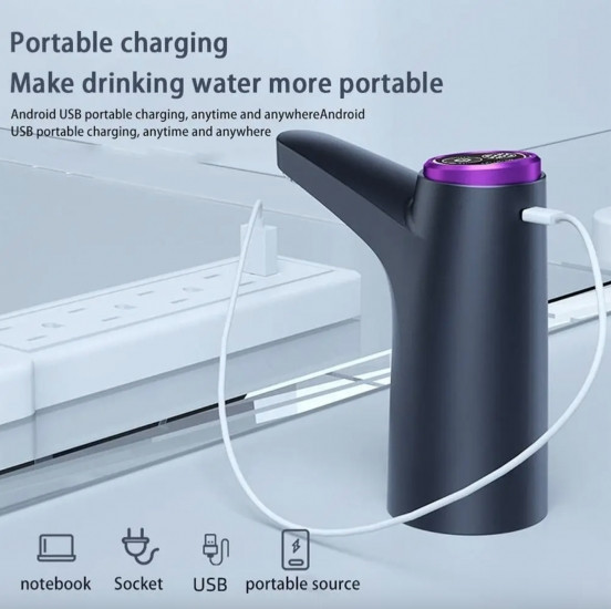 Электрическая помпа для воды сенсорная черная Винница - изображение 3