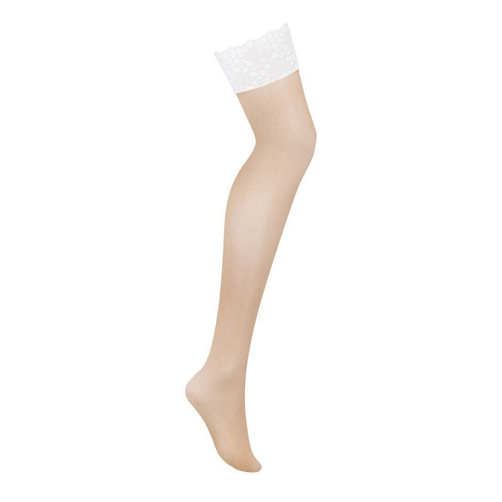 Панчохи Obsessive Heavenlly stockings XL/2XL, широка резинка Sex Aura Київ - фото 3
