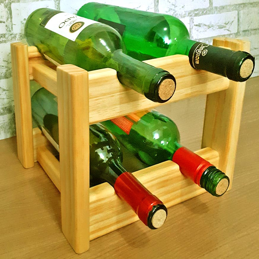 Настольная винная полка 