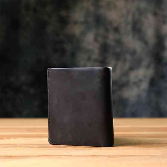 Мужской вертикальный кошелек из матовой натуральной кожи Tony Perotti 20832_1 (1165 nero) Черный Киев