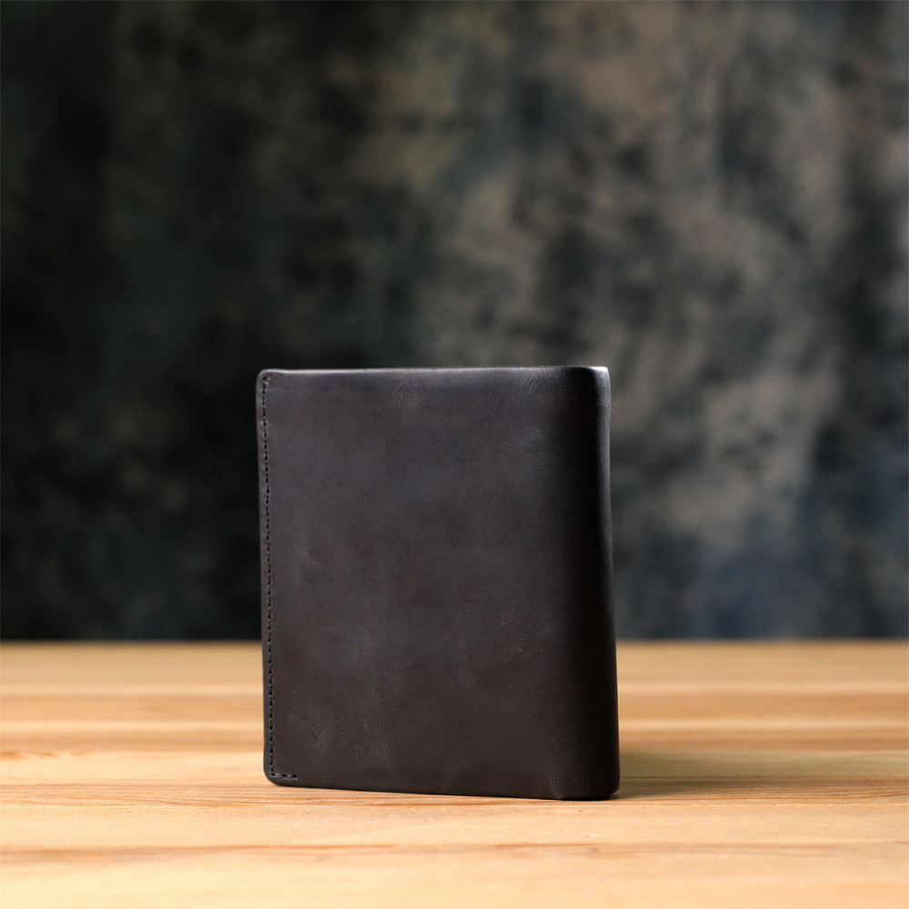 Мужской вертикальный кошелек из матовой натуральной кожи Tony Perotti 20832_1 (1165 nero) Черный Киев - изображение 2