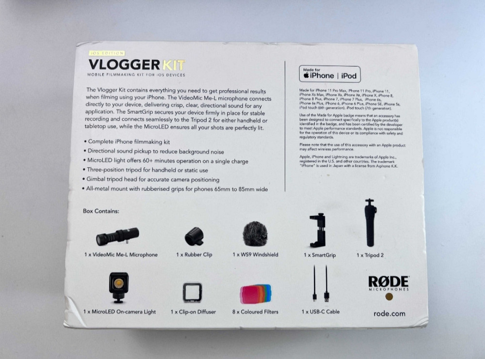 Микрофон для смартфонов,планшетов :Rode Vlogger Kit iOS Edition Киев - изображение 4