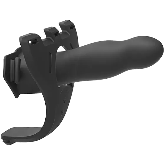Набір для страпона з вібрацією Doc Johnson Body Extensions - BE Naughty - Black Львів