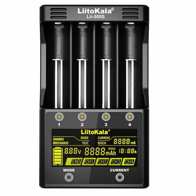 Заряднoe устройство Liitokala Lii-500S на 4 канала (для Ni-MH, Ni-CD, Li-Ion) с блоком питания и автоадаптером Винница - изображение 4