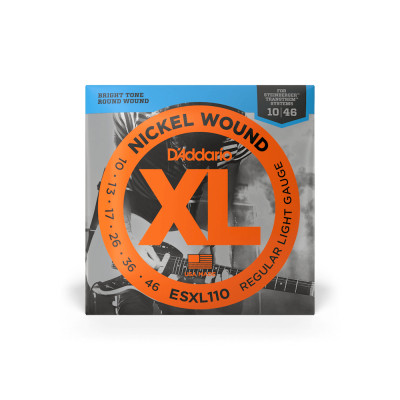 Струни для гітари D'Addario XL Nickel Wound Regular Light Double Ball End (10-46) (ESXL110) Вінниця - фото 1