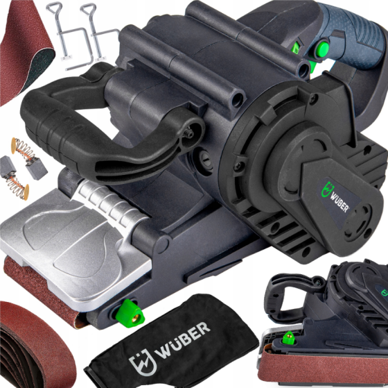 Шліфмашина стрічкова з регулюванням Wuber 1900Вт (Польща) Київ