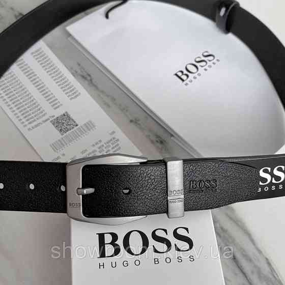 Мужской кожаный пояс Hugo Boss (215) Киев