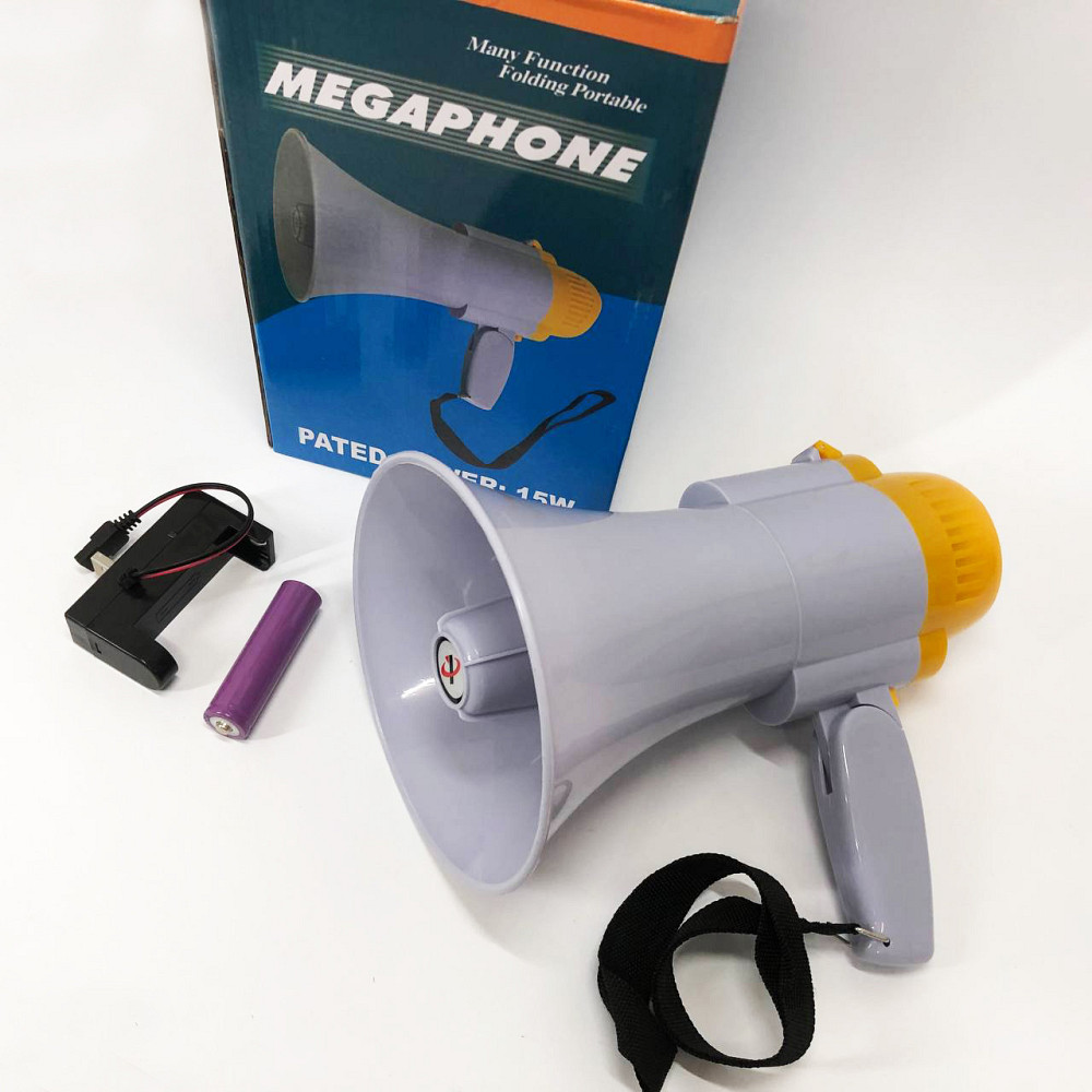 Хороший мегафон MEGAPHONE HW 8C, Мегафон для заходів на свіжому повітрі, Рупор для свята CZ-29 Львів - фото 9