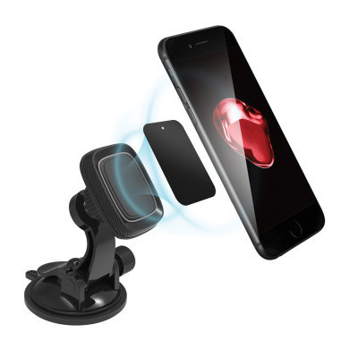 Универсальный автодержатель ColorWay Dashboard-1 (360 rotation) magnetic Gray (CW-CHM06-GR) Винница - изображение 3