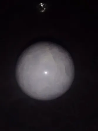 Синя кальцитова куля 10 см Київ