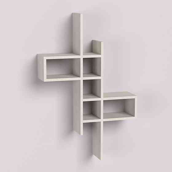 Полка навесная П-2, Дуб Шамоні Світлий, 630/180/960 Львов