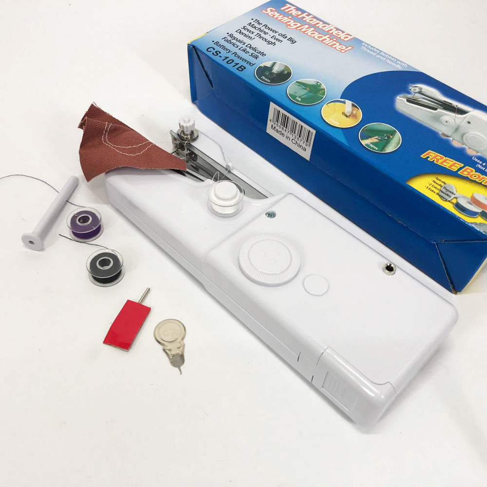 Портативна маленька міні-ручна швейна машина HANDY SWITCH CS-101B, Зручна ручна швейна машинка XM-11 Львів - фото 7